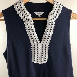 Crown & Ivy Navy Shift Dress